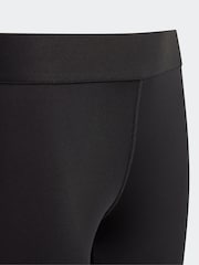 adidas Black Techfit Aeroready Short Tights - Image 4 of 5