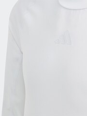 adidas White Techfit Aeroready Long Sleeve Top - Image 3 of 5