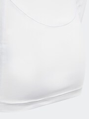 adidas White Techfit Aeroready Long Sleeve Top - Image 5 of 5