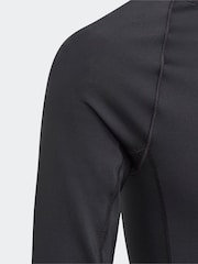 adidas Black Black Tech Fit Long Sleeve T-Shirt - Image 4 of 5
