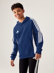 adidas Navy Tiro 24 Kids Sweat Hoodie - Image 1 of 9