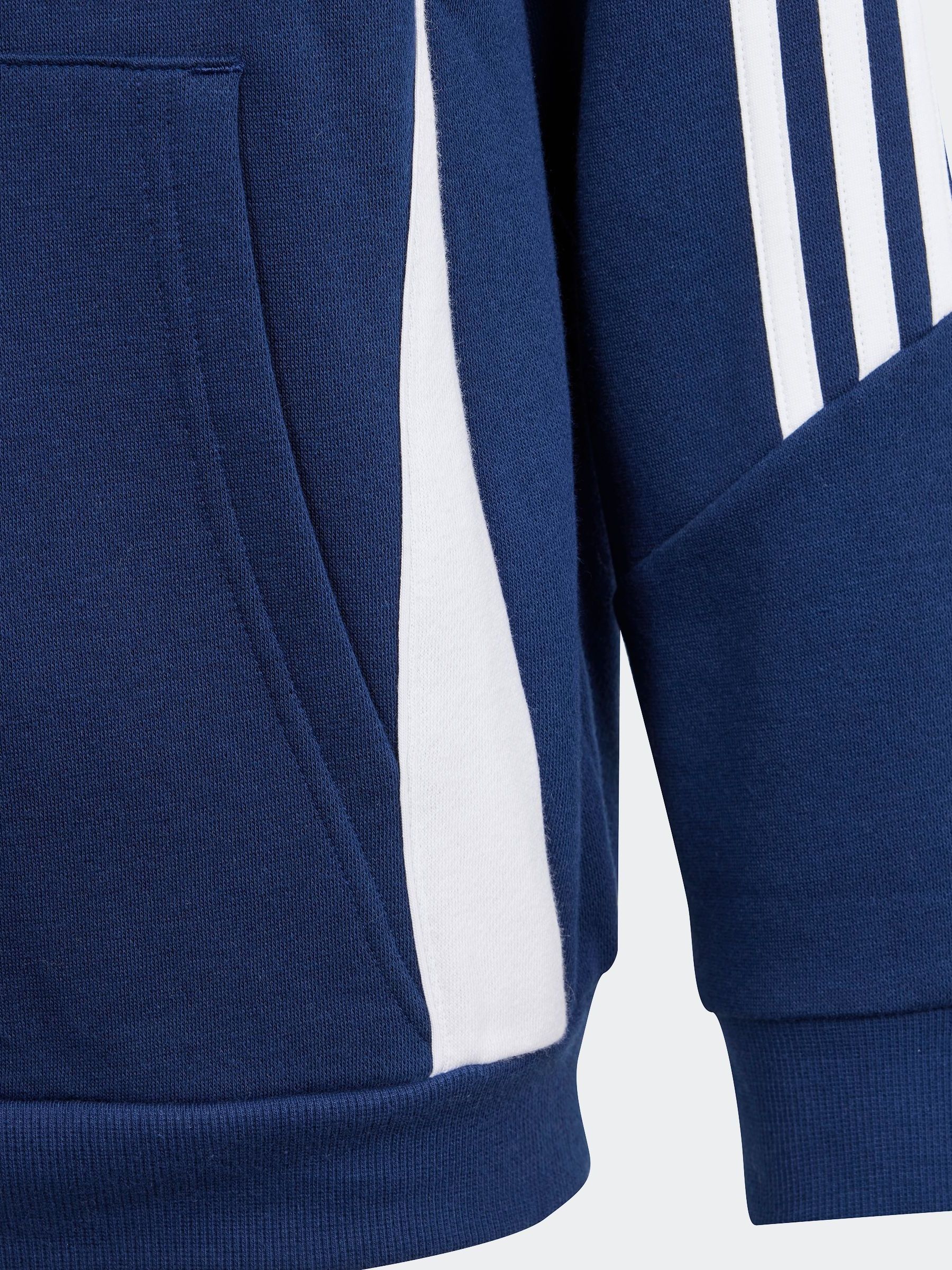 Adidas navy zip hoodie hot sale