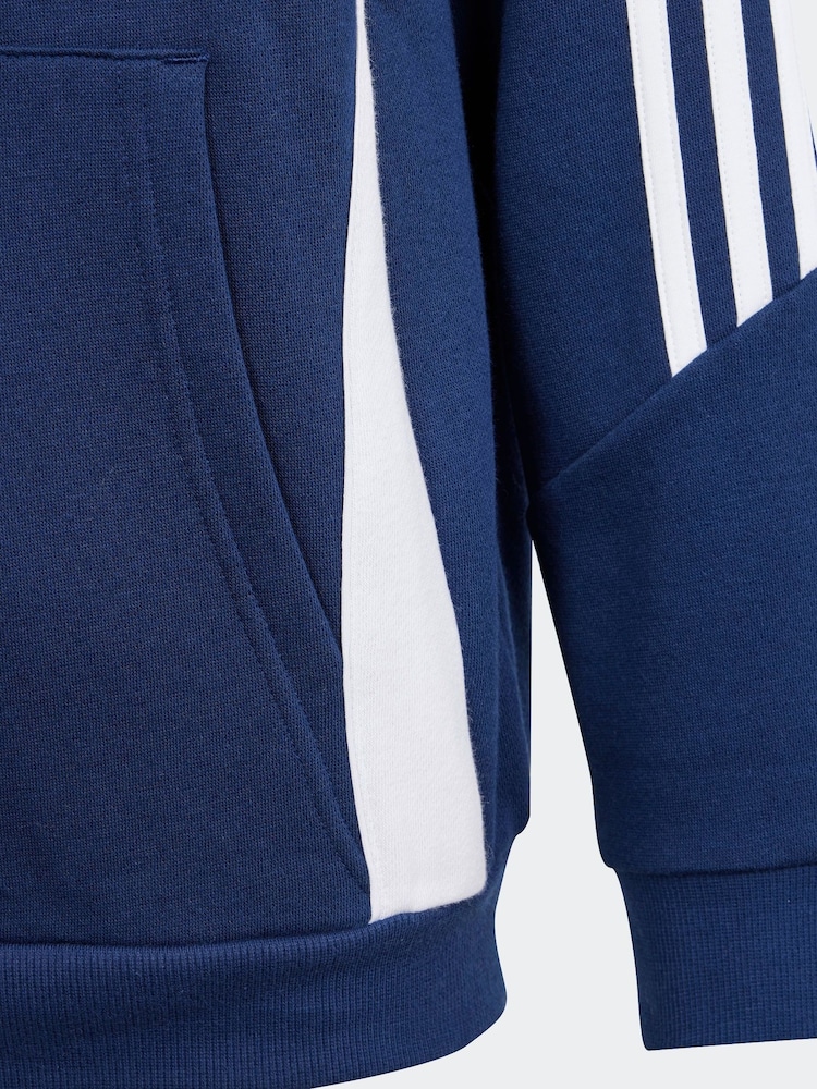 adidas Navy Tiro 24 Sweat Hoodie - Image 5 of 5
