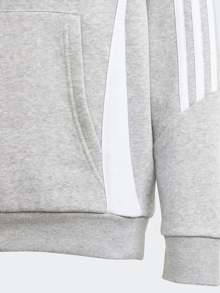adidas Grey Tiro 24 Kids Sweat Hoodie - Image 12 of 12 adidas Grey Tiro 24 Kids Sweat Hoodie - Image 12 of 12