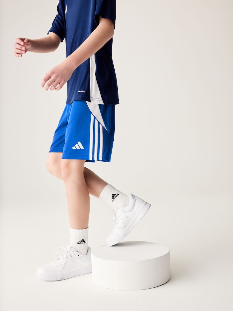 adidas Bright Blue Tiro 24 Shorts - Image 1 of 9