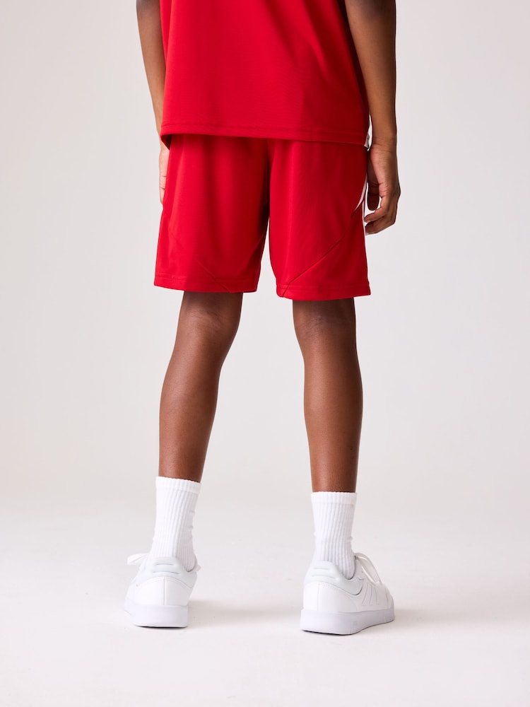 adidas Red Tiro 24 Shorts - Image 2 of 10