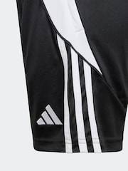 adidas Black/White Tiro 24 Shorts - Image 10 of 11