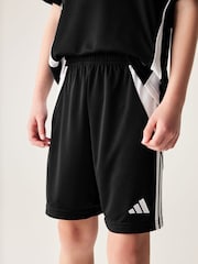 adidas Black/White Tiro 24 Shorts - Image 5 of 11
