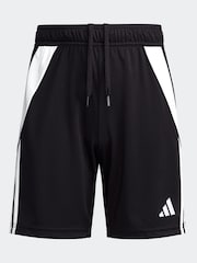 adidas Black/White Tiro 24 Shorts - Image 7 of 11