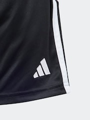 adidas Black/White Tiro 24 Shorts - Image 9 of 11