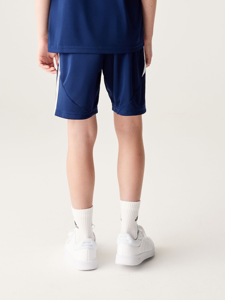 adidas Navy Tiro 24 Kids Shorts - Image 4 of 4 adidas Navy Tiro 24 Kids Shorts - Image 4 of 4
