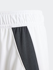 adidas White/Black Tiro 24 Shorts - Image 10 of 11