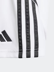 adidas White/Black Tiro 24 Shorts - Image 11 of 11