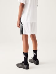 adidas White/Black Tiro 24 Shorts - Image 4 of 11