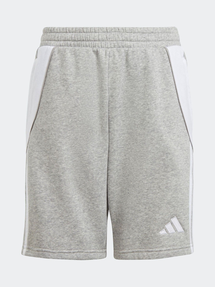 adidas Grey Tiro 24 Sweat Shorts - Image 1 of 5