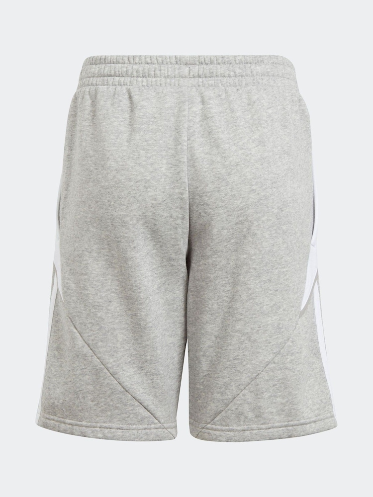 adidas Grey Tiro 24 Sweat Shorts - Image 2 of 5