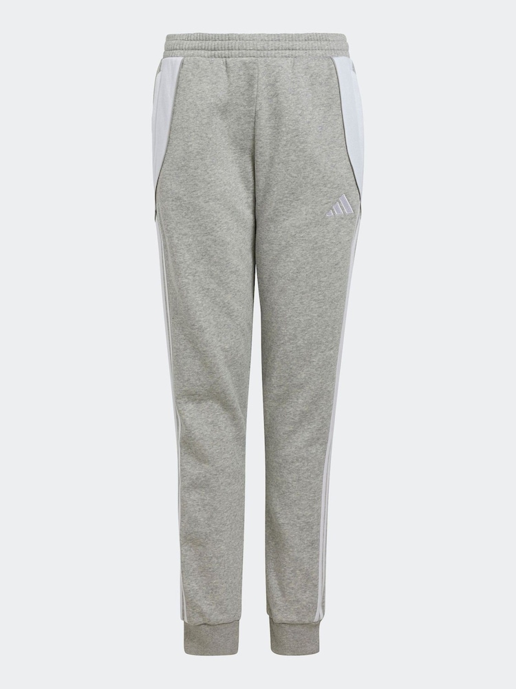 adidas Light Grey Tiro 24 Kids Sweat Joggers - Image 1 of 5