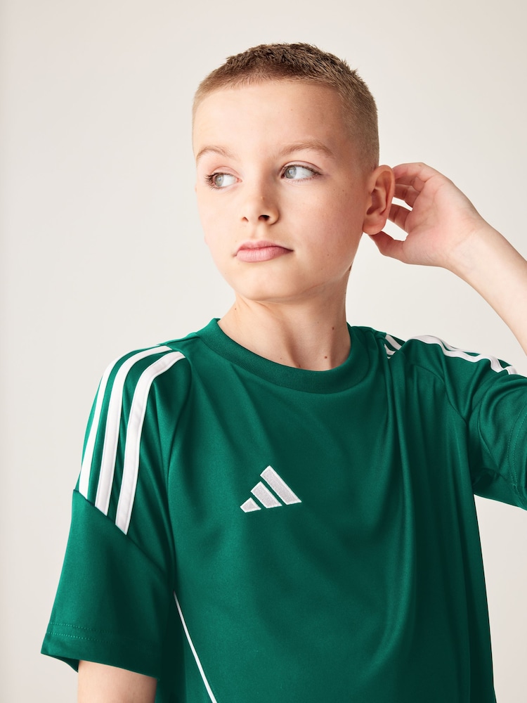 adidas Dark Green Tiro 24 Jersey Kids - Image 3 of 8