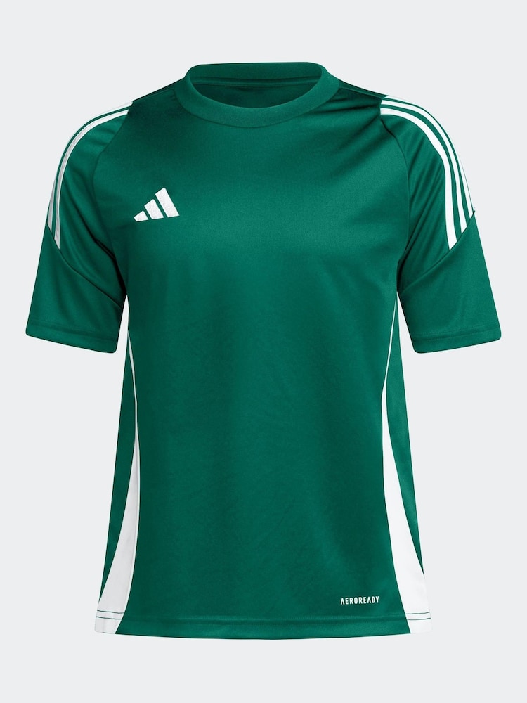 adidas Dark Green Tiro 24 Jersey Kids - Image 4 of 8