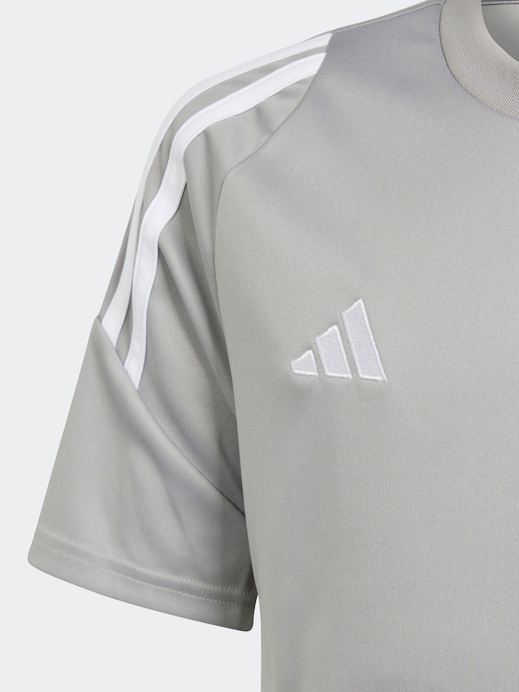 adidas Grey Tiro 24 Kids Jersey - Image 11 of 11