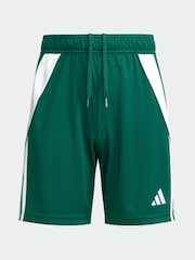 adidas Dark Green Tiro 24 Shorts - Image 1 of 5