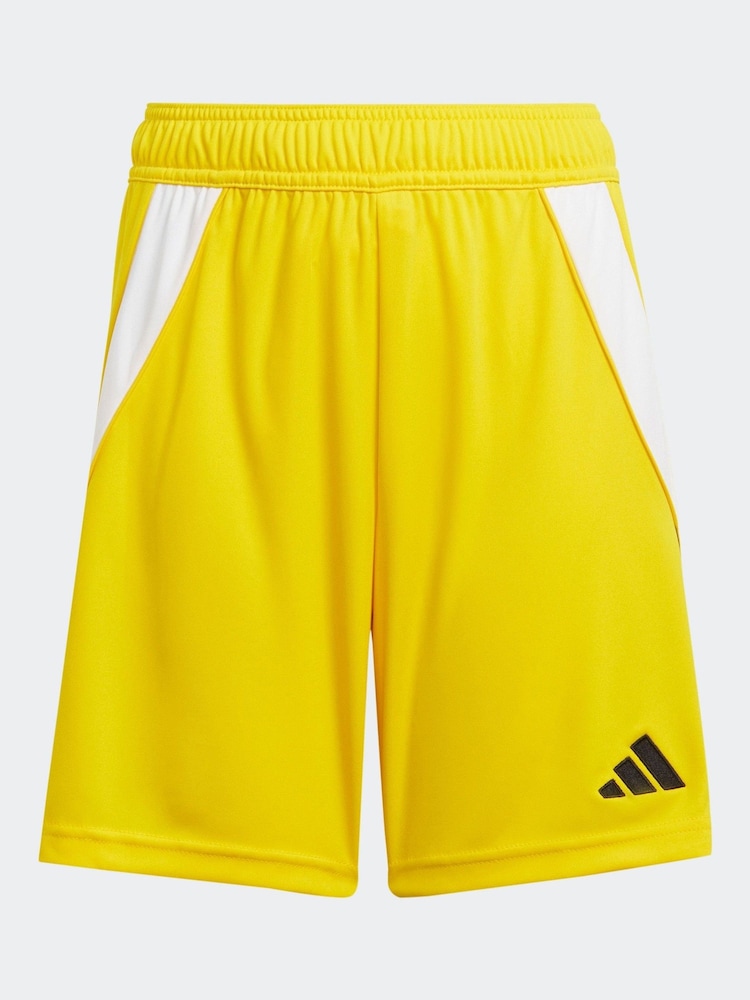adidas Yellow Tiro 24 Kids Shorts - Image 1 of 6 adidas Yellow Tiro 24 Kids Shorts - Image 1 of 6