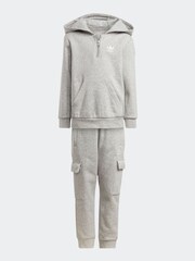 adidas Originals Half-Zip Hoodie Cargo Tracksuit - Image 1 of 7