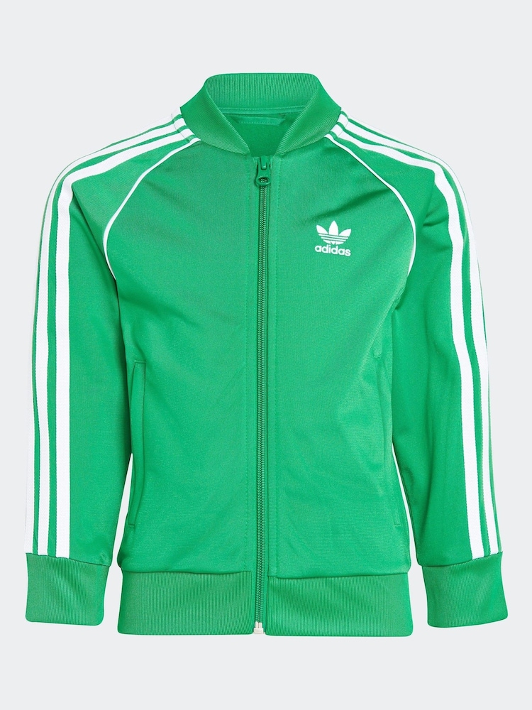adidas Originals Green adicolour Superstar Tracksuit - Image 4 of 9
