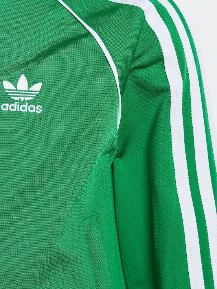 adidas Originals Green adicolour Superstar Tracksuit - Image 8 of 9