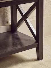 Interiors by Premier Black Heritage Three Shelf Large Bookcase - Image 4 of 4
