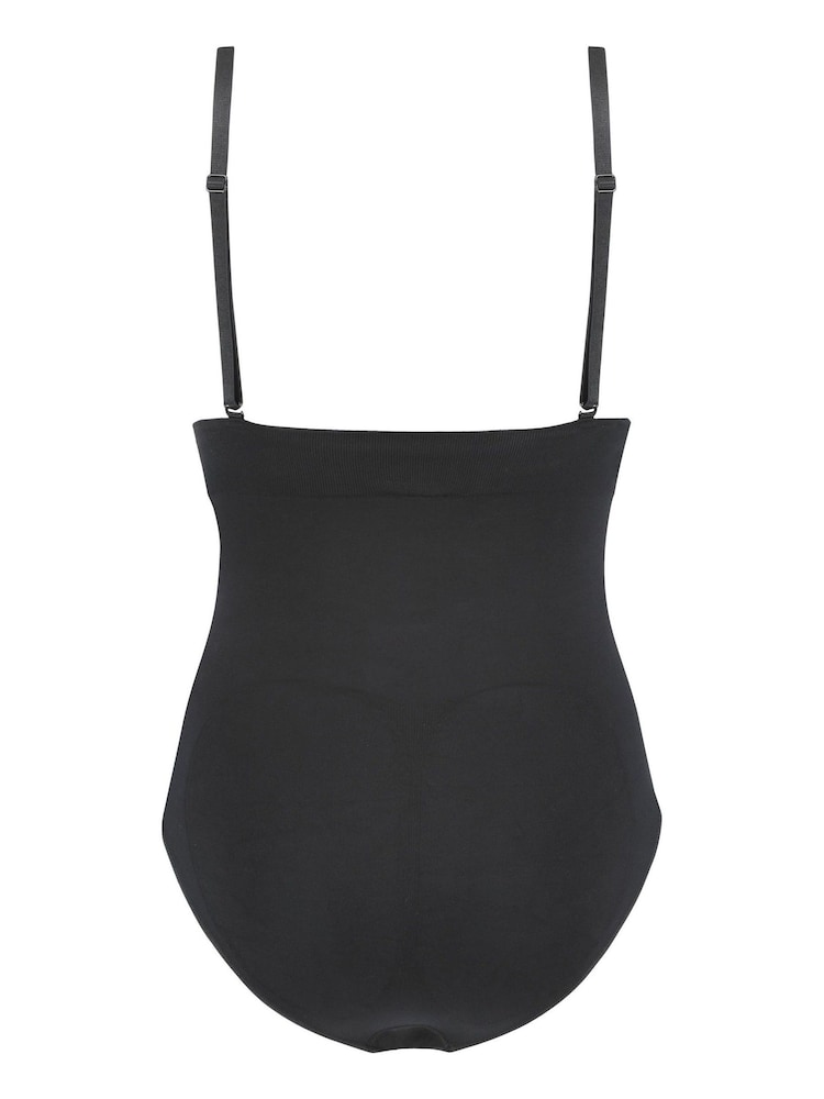 Hunkemöller Seamless High Waisted Black Open Front Shapewear Bodysuit - Image 5 of 5 Hunkemöller Seamless High Waisted Black Open Front Shapewear Bodysuit - Image 5 of 5