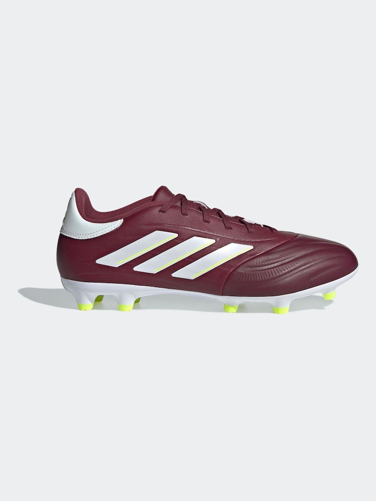 adidas Red/White Copa Pure II League Firm Ground Football Boots - Image 1 of 23