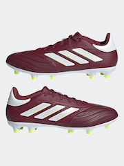 adidas Red/White Copa Pure II League Firm Ground Football Boots - Image 6 of 23