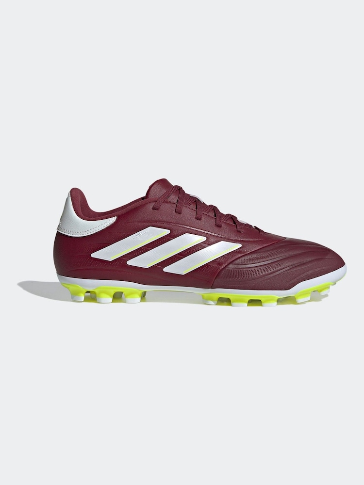 adidas Red/White Football Copa Pure II League Artificial Grass Kids Boots - Image 1 of 20