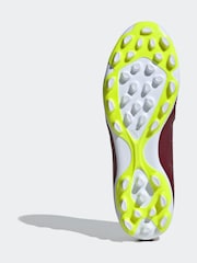 adidas Red/White Football Copa Pure II League Artificial Grass Kids Boots - Image 14 of 20