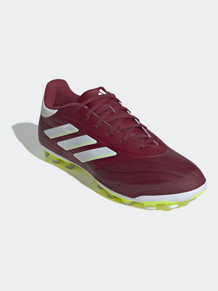 adidas Red/White Football Copa Pure II League Artificial Grass Kids Boots - Image 16 of 20