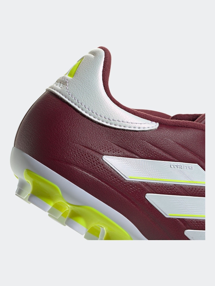 adidas Red/White Football Copa Pure II League Artificial Grass Kids Boots - Image 18 of 20
