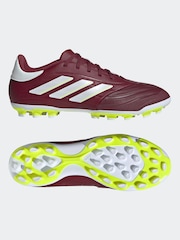 adidas Red/White Football Copa Pure II League Artificial Grass Kids Boots - Image 4 of 20