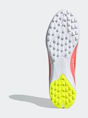 adidas Red/White X Crazyfast League Laceless Turf Adult Football Boots - Image 9 of 10