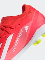 adidas Red/White Football X Crazyfast League Multi-Ground Adult Boots - Image 10 of 10