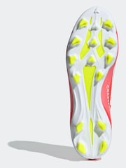 adidas Red/White Football X Crazyfast League Multi-Ground Adult Boots - Image 8 of 10