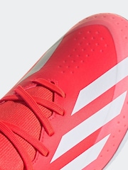 adidas Red/White Football X Crazyfast League Turf Adult Boots - Image 9 of 10
