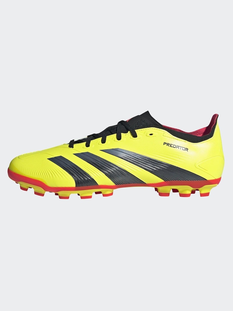 adidas Yellow Football Predator 24 League Low Artificial Grass Adult Boots - Image 2 of 15