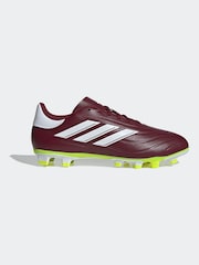 adidas Red/White Football Copa Pure II Club Flexible Ground Adult Boots - Image 1 of 20