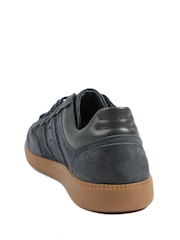 Jones Bootmaker Blue Anouk Leather Lace Up Trainers - Image 3 of 5