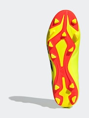 adidas Yellow Predator 24 Club Flexible Ground Boots - Image 2 of 11