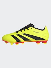 adidas Yellow Predator 24 Club Flexible Ground Boots - Image 3 of 11