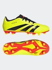 adidas Yellow Predator 24 Club Flexible Ground Boots - Image 5 of 11