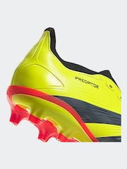 adidas Yellow Predator League Firm Ground Football Boots - Image 20 of 23