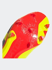 adidas Yellow Football Predator 24 League Laceless Firm Ground Adult Boots - Image 12 of 13